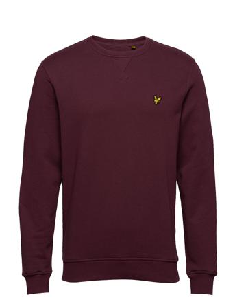 Crew Neck Sweatshirt Sweat-shirt Genser Rød Lyle & Scott
