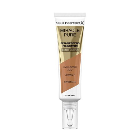 Max Factor Miracle Pure Skin-Improving Foundation 085 Caramel, Makeup, Ansigt, Foundation