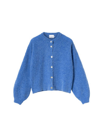 Noella Kae Knit Cardigan - Dove Blue Tröjor Dam Blå S/M