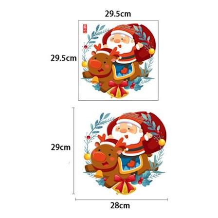 Joulu WC-tarra Jouluseinätarra STYLE 3 STYLE 3