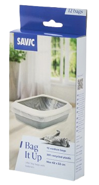 Savic - Bag it Up søppelposer gjennomsiktige Large - Katt - Kattedo & kattetoalett - Toalett-tilbehør & kattespader - ZOO.no