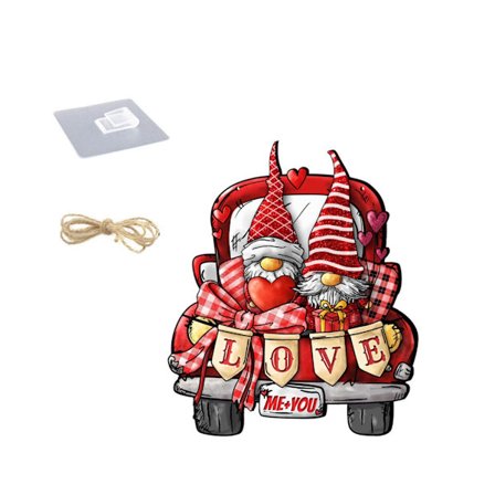 Valentinsdag Festtilbehør Dørhengende Skilt Veggplaketter Ornamenter