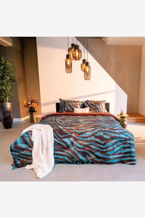 Kayori - Påslakanset - Mayuree - 3 delar - Blå - Påslakanset - 220X220 - Från Homeroom