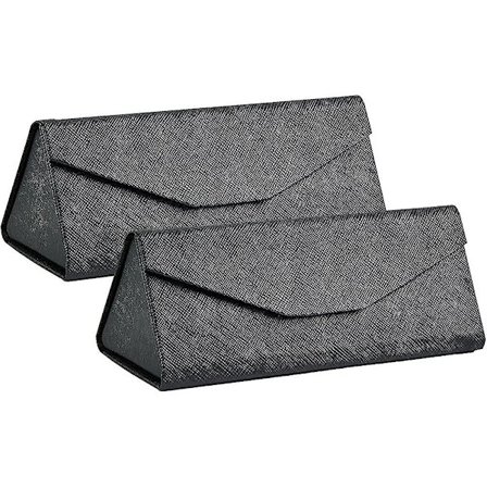 Sammenleggbar Trekant Reise Brilleetui Foldbar Flat For Brille Oppbevaring