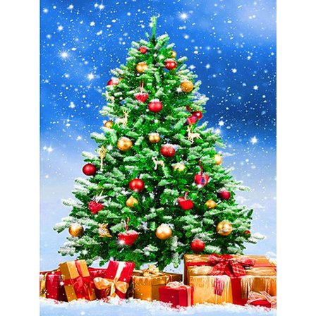 (25)4 stycken DIY diamantmålning julkit, 5D julbroderi