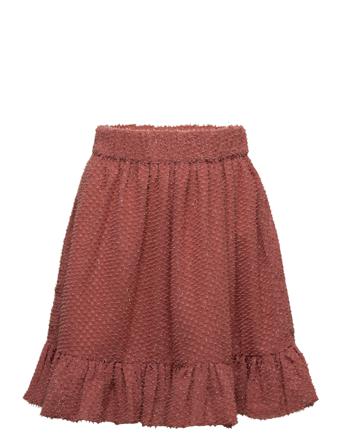 Selina Frill Dresses & Skirts Skirts Short Skirts Brun MarMar Cph