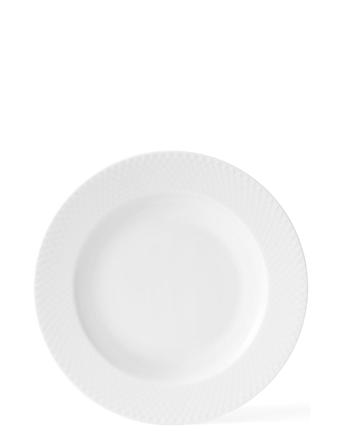 Rhombe Djuptallrik Home Tableware Plates Deep Plates Vit Lyngby Porcelæn