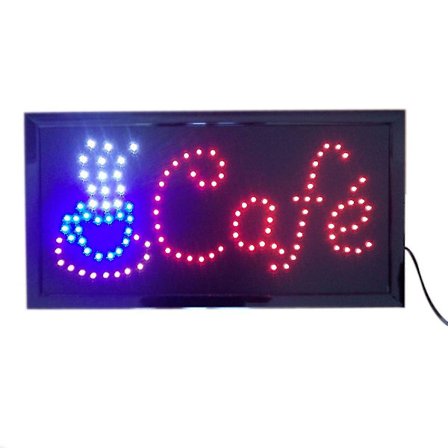 Kaffe - 220v Neonrörslampa - Mycket vacker neon - Röd