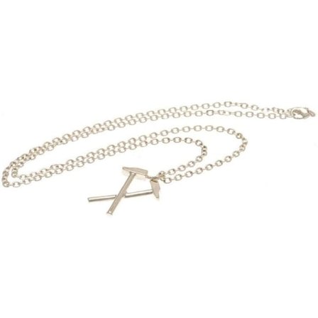 West Ham United Crest FC-hänge, One Size, Silver