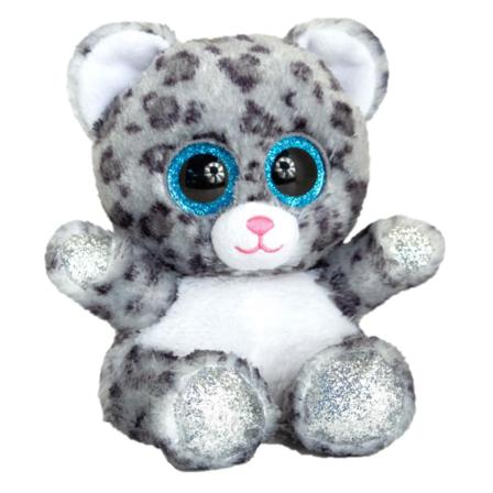 Keelleksaker Animotsu Leopard Plyschleksak One Size Arctic Vit/grå