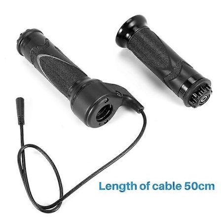 Sähköpyörän täyskaasukahva peukalokaasulla, nopeudensäädin, vedenpitävä 3-nastainen sähköpyörä - Perfet