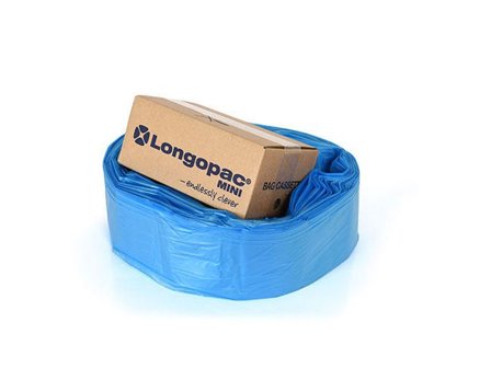 LONGOPAC Kassett Mini Strong 45m blå - Lyreco - Städ och hygien - Påsar och säckar - Kassett - Longopac