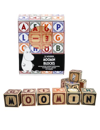 Barbo Toys | Moomin Wooden Alphabet Blocks | ONE SIZE