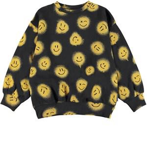 Molo Smiles Monti GOTS Sweatshirt 152 cm - Jumpers and knitwear - 152 cm - Black