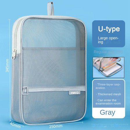 Net Lynlåspose Gennemsigtig Filtaske FARVE 1 FARVE 1