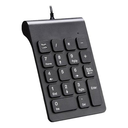 Mini USB Trådløst Numerisk Tastatur Numpad 18 Taster Digitalt Tastatur For Regnskap Teller Bærbar PC Windows