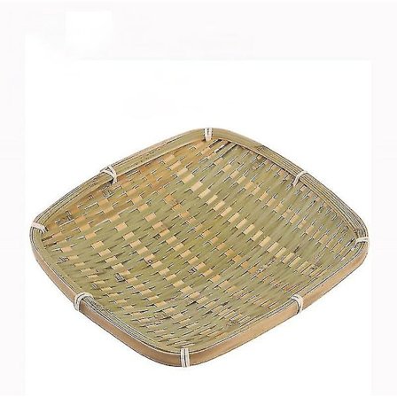 Ren Håndlavet Bambus Frugtkurv Bambuskurv Opbevaringskurv (1 stk)