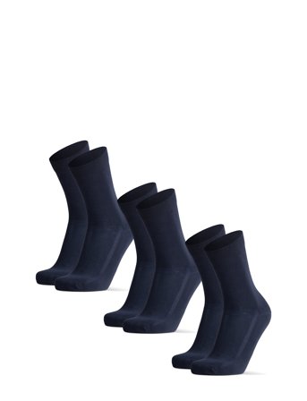 Bamboo Dress Socks 3-Pack Blue Danish Endurance
