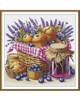 Broderikit Tavla Söt doft - Nova Sloboda