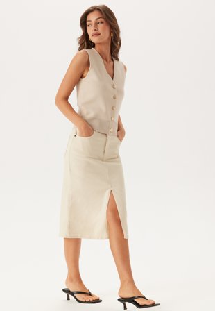 Object Collectors Item Objellen Mw Midi Twill Skirt Klær