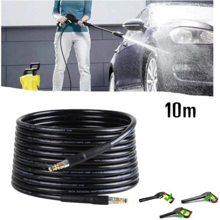 10 m Ersättningsslang - Lämplig för Kärcher K2 K3 K4 K5 K6 K7 högtryckstvättar