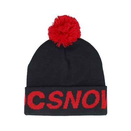 DC - Černá pom Beanie - Kids Gambol Beanie Black/Red Pom @ Hatstore