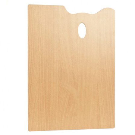 Mabef Wooden rectangular palette 35 x 45 cm