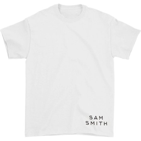 Sam Smith T-shirt med illustrerad print
