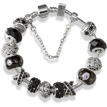 Charm armband glaspärlor kristall kvinnor present Jwb94139