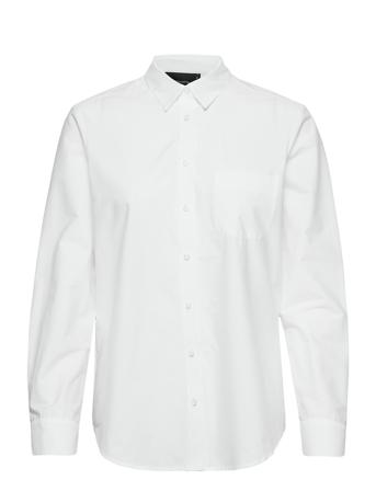 Nicci Cotton Shirt Långärmad Skjorta Vit Andiata