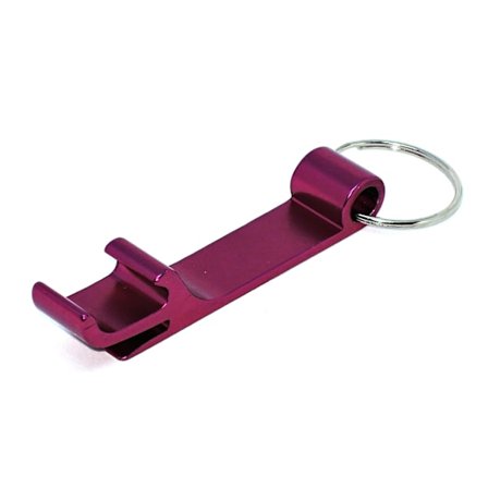 Nyckelring - Flasköppnare - Standard - Rosenröd Mörkrosa - Dubbelpack