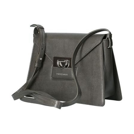 Trussardi, Handbag Grijs, Dames, Maat:ONE Size
