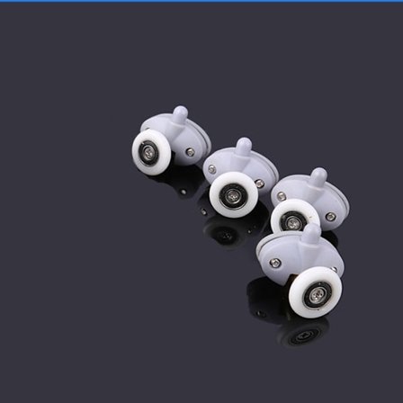 4st-8st/ set Ny Oval 23mm 25mm ABS Nylon Enkel Pop Up Pulley Runner Wheel Duschkabin Skjutglasdörrrullar Hårdvara