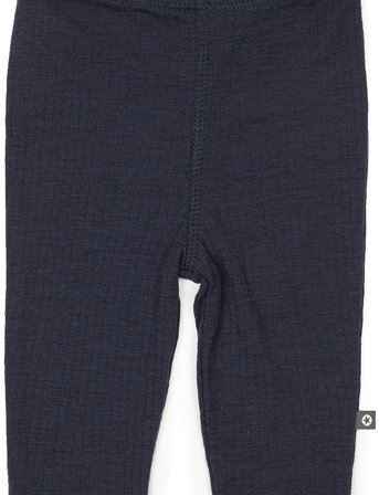 Smallstuff | Legging, Navy Drop Needle, Merino Wool | 92