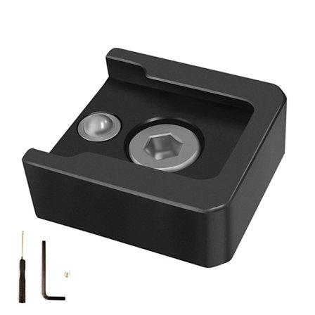 Kald Skofeste Adapter Base 1/4" Monteringsskrue for DSLR Kamera Cage Rig LED Lys Monitor Mikrofonstativ