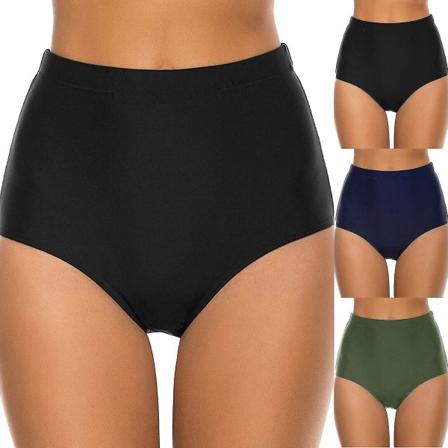 Period simunderdel Shorts Hög Bikini Dam För Shorts Underdel Löpning Sim Black M