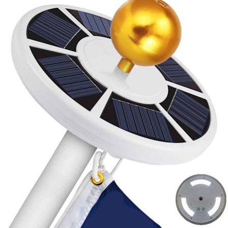 42LED Solar Flagstangslys til Flagstangstop