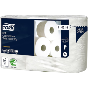 Toalettpapper Tork T4 Premium 2-lag