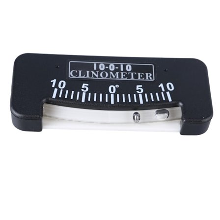 Vannrett Nivå Boble Inklinometer Helningsvinkelmåler for Hjemmet 0-10 Grader