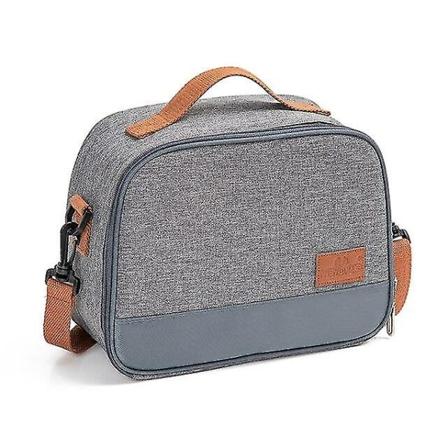 Ny tote termisk isolert lunsjboks bag Kjøleveske Bento Pouch matoppbevaringsposer (20*12*26 cm)
