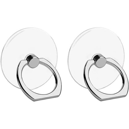 Transparent Mobiltelefon Ringholder, Klar Telefon Ring Stand, Universal Ring Spænde Greb Stand, Rund, til Forskellige Mobiltelefoner