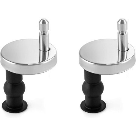 Toalett Toalettsits Fästskruvar, Snabbfrigörande Skruvar med Expansionsskruvar för Toalettsits, 2 Stycken