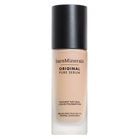 bareMinerals Original Pure Serum Liquid Foundation SPF20 Fair Cool 1 30ml - Fondotinta liquido