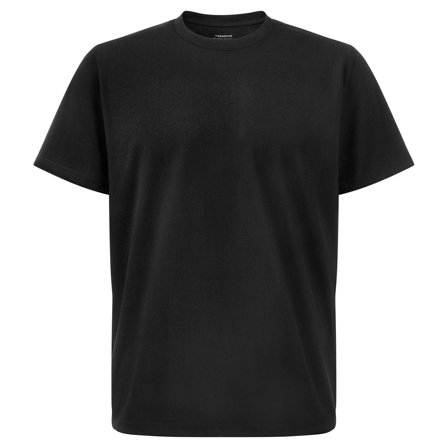 FlexFeel | Czarny bawełniany T-shirt dla mężczyzn - T-Shirty