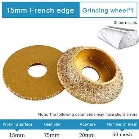 Lodet diamantslibeskive Granit Keramisk Glasslibning Wh