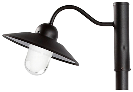 Westal Stall I Stolpe lampe 300 x 300 mm, E27, svart, Belysning