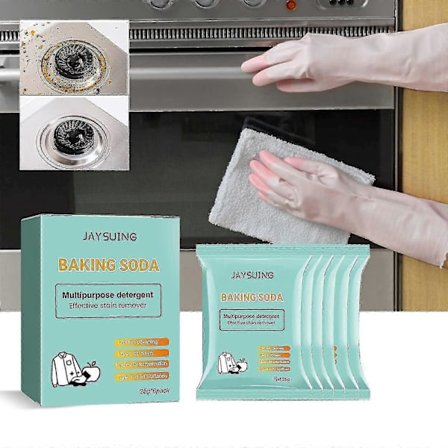 Jaysuing bagepulver sodavandspulver hjem køkken komfur badeværelse rengøring pletfjernelse multifunktionel rengøringsmiddel BF -9406806596579