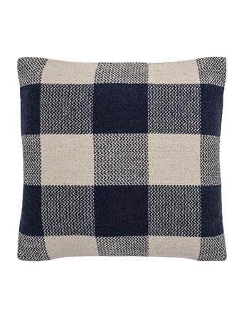 Pude, Blå, Genanvendt Bomuld Home Textiles Cushions & Blankets Cushions Blå Bloomingville