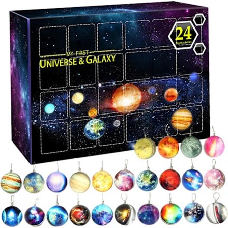 2025 Rymd Adventskalender 24 Planet Ornament