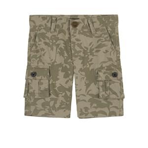 Kids - IKKS Green Print Shorts 5 years - Shorts - 5 years - Green - Junge